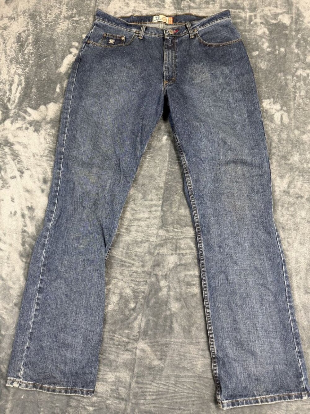 Twenty X Extreme Relaxed Bootcut Jeans Size 36x36 Blue Denim